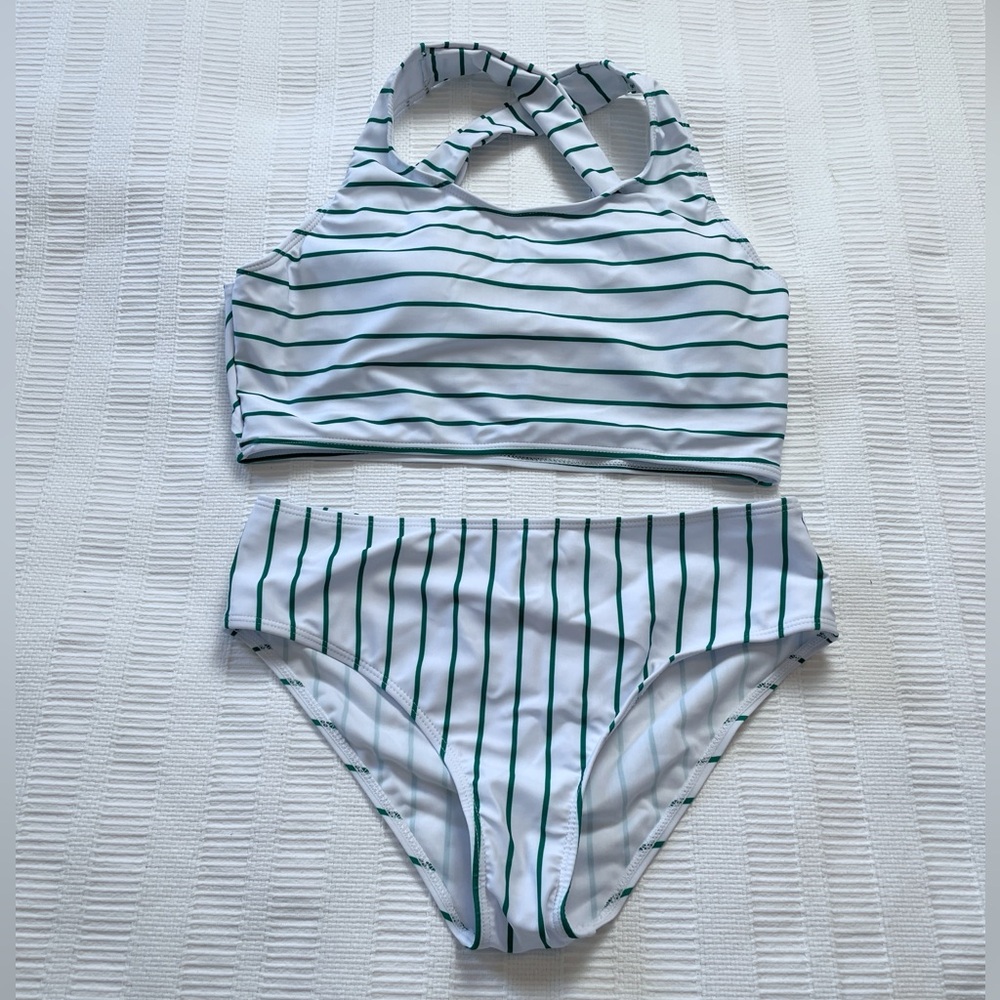Sunikini High Waist Horizon Bikini NWT Large